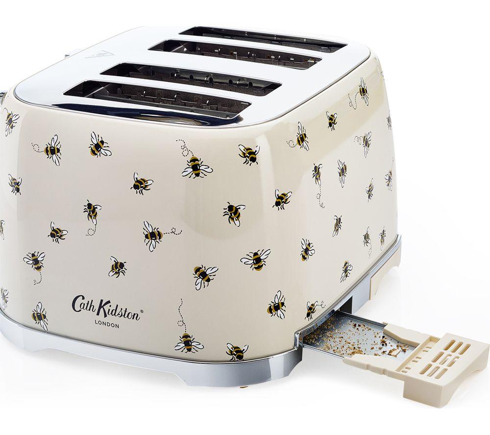 VQ Cath Kidston EEJB309 4-Slice Toaster & Dome Kettle Bundle - Cream image number 4 of 10