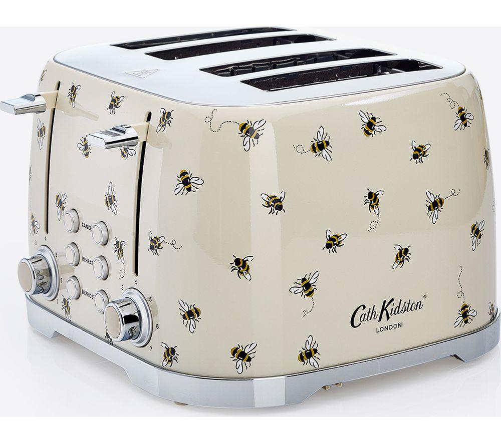 VQ Cath Kidston EEJB309 4-Slice Toaster & Dome Kettle Bundle - Cream image number 5 of 10