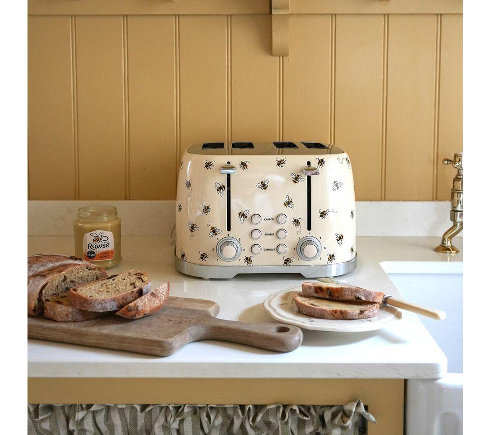 VQ Cath Kidston EEJB309 4-Slice Toaster & Dome Kettle Bundle - Cream image number 8 of 10