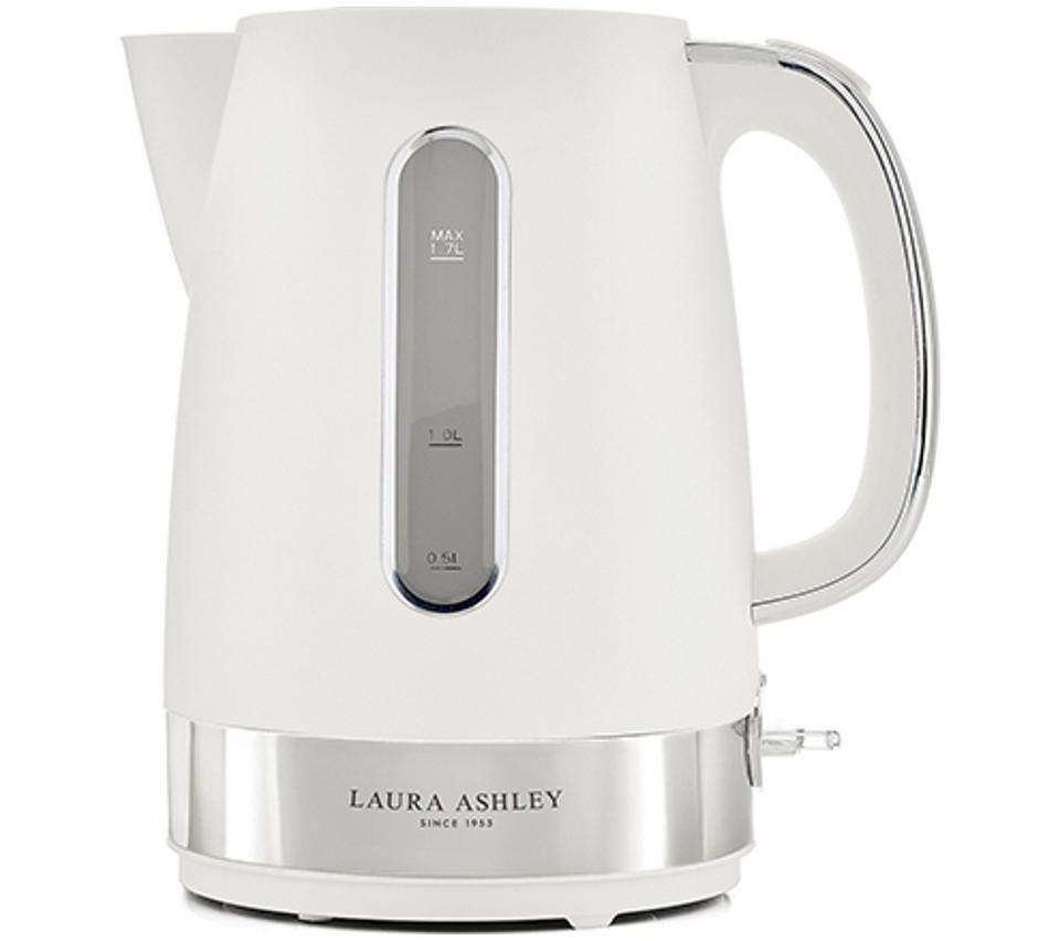 VQ Laura Ashley Jug Kettle - Cotton White