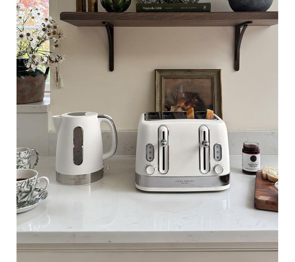 VQ Laura Ashley Jug Kettle - Cotton White image number 2 of 7