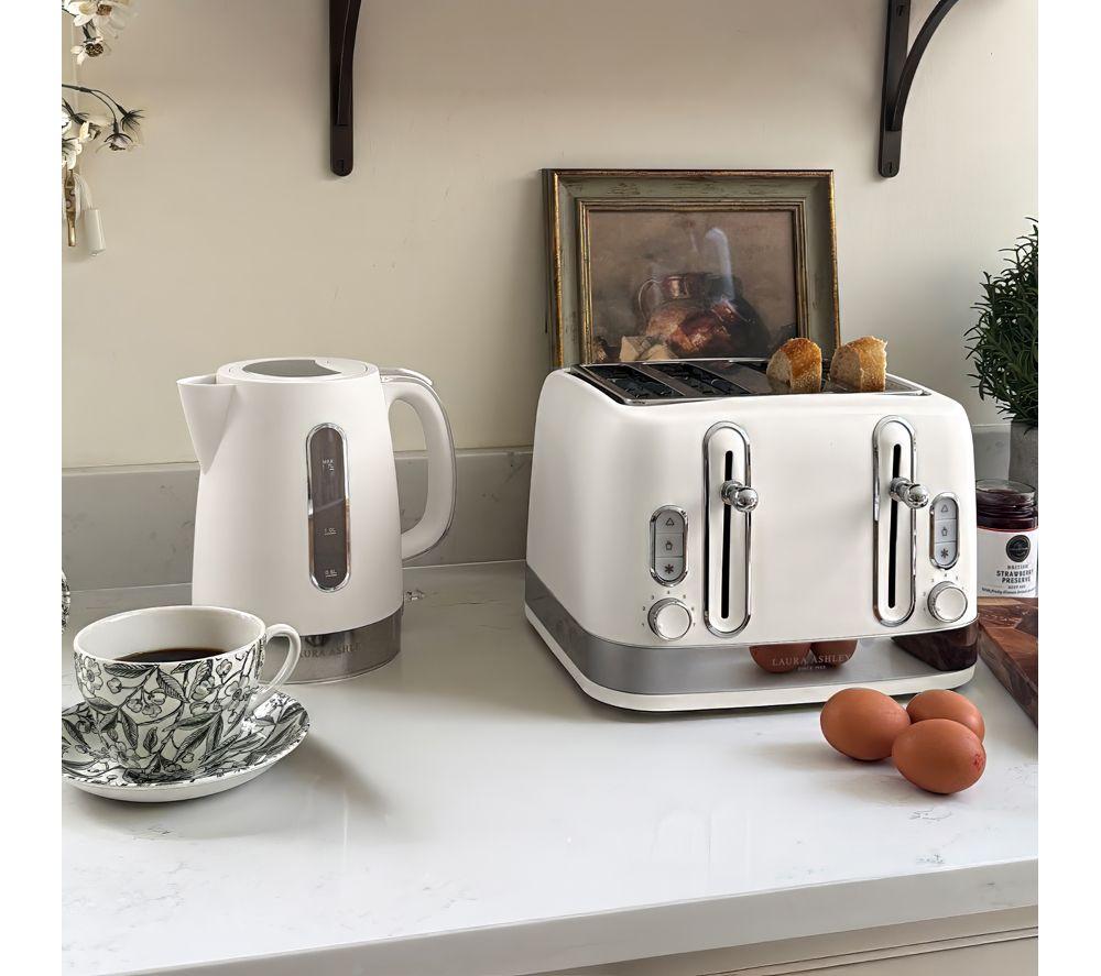 VQ Laura Ashley Jug Kettle - Cotton White image number 3 of 7