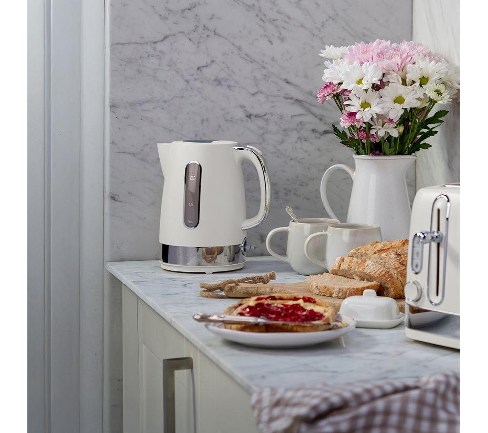 VQ Laura Ashley Jug Kettle - Cotton White image number 4 of 7