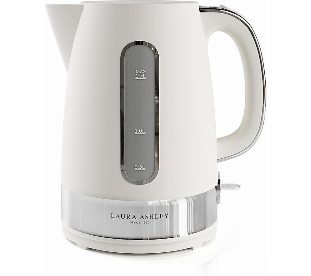 VQ Laura Ashley Jug Kettle - Cotton White image number 5 of 7