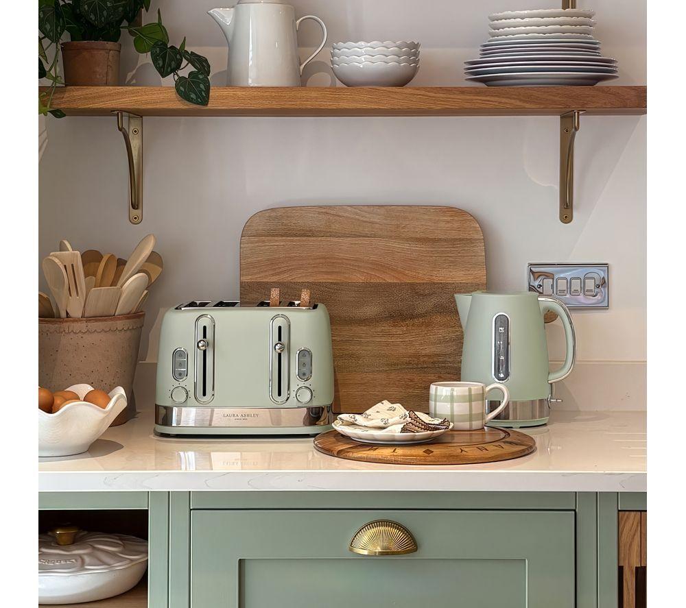 VQ Laura Ashley Jug Kettle - Sage Leaf image number 6 of 7