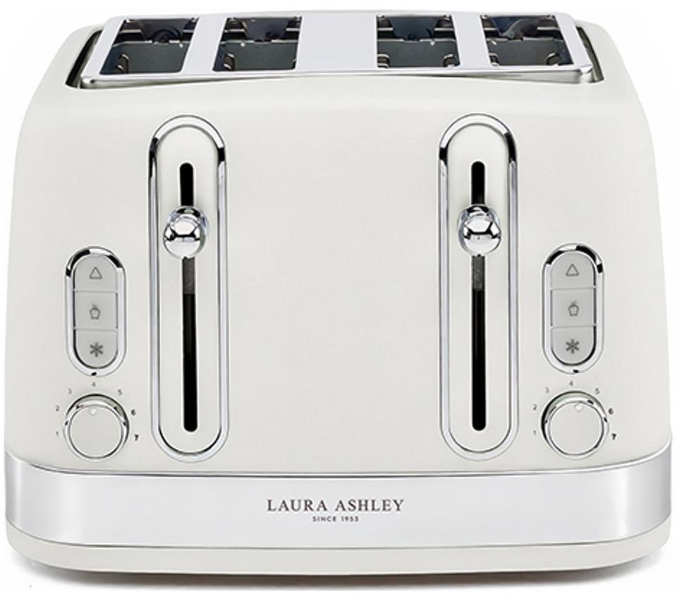 VQ Laura Ashley 4-Slice Toaster - Cotton White