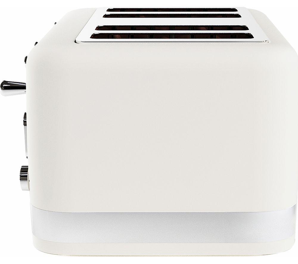 VQ Laura Ashley 4-Slice Toaster - Cotton White image number 2 of 7