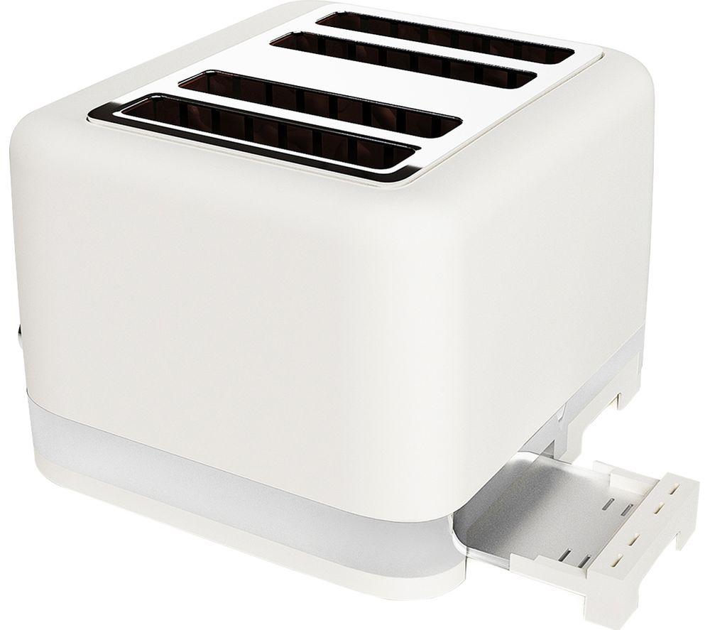 VQ Laura Ashley 4-Slice Toaster - Cotton White image number 3 of 7