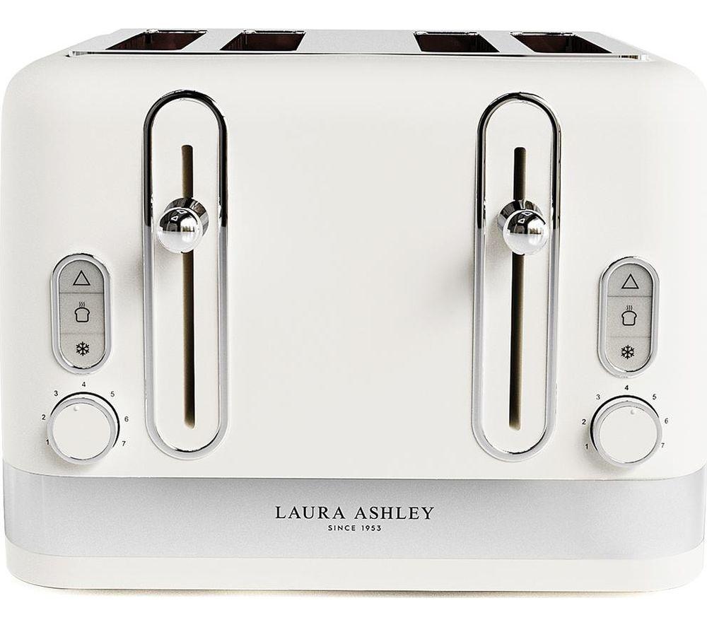 VQ Laura Ashley 4-Slice Toaster - Cotton White image number 4 of 7