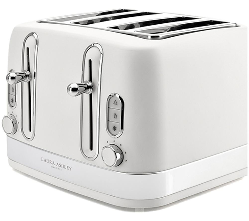 VQ Laura Ashley 4-Slice Toaster - Cotton White image number 9 of 9