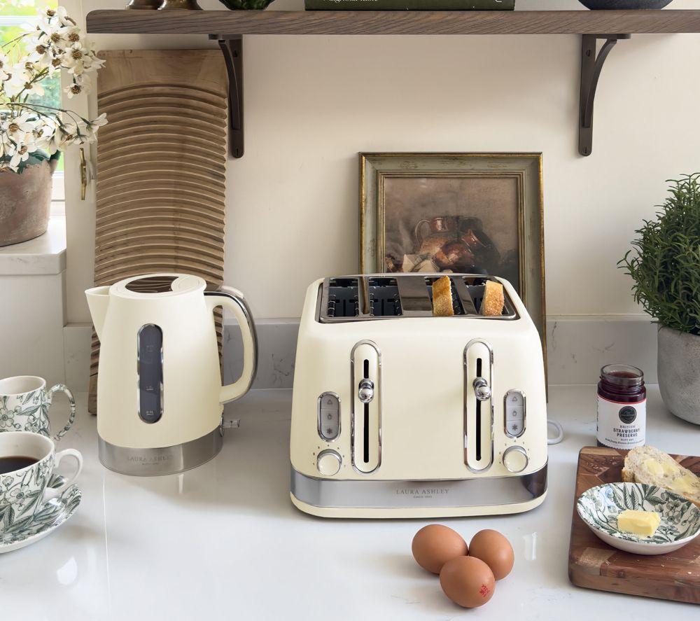 VQ Laura Ashley 4-Slice Toaster - Dove Grey image number 6 of 7