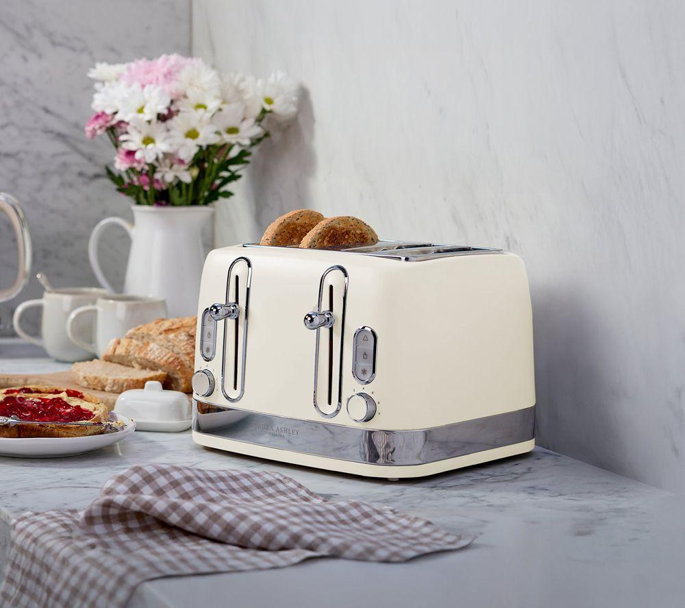 VQ Laura Ashley 4-Slice Toaster - Dove Grey image number 7 of 7