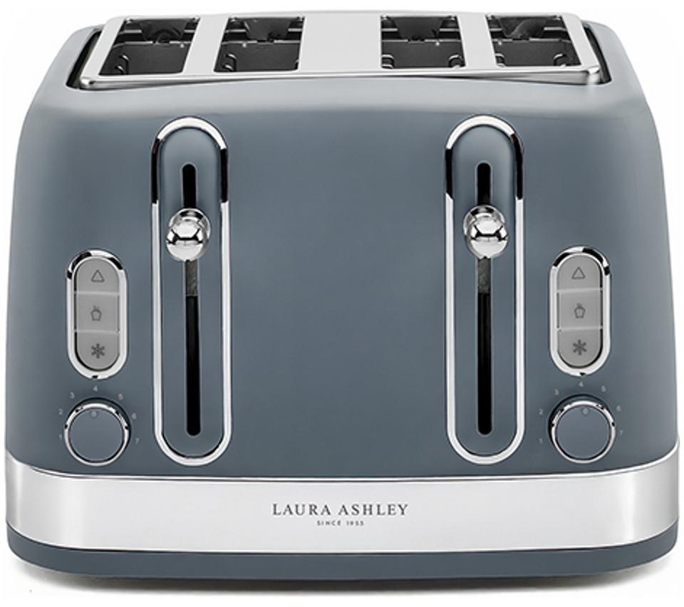 VQ Laura Ashley 4-Slice Toaster - Dark Slate