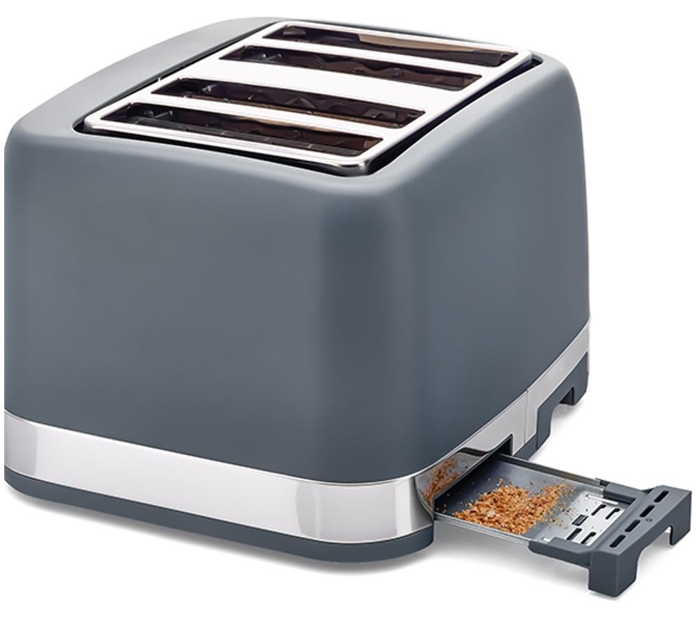 VQ Laura Ashley 4-Slice Toaster - Dark Slate image number 7 of 8