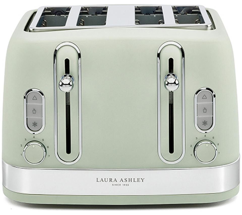 VQ Laura Ashley 4-Slice Toaster - Sage Leaf