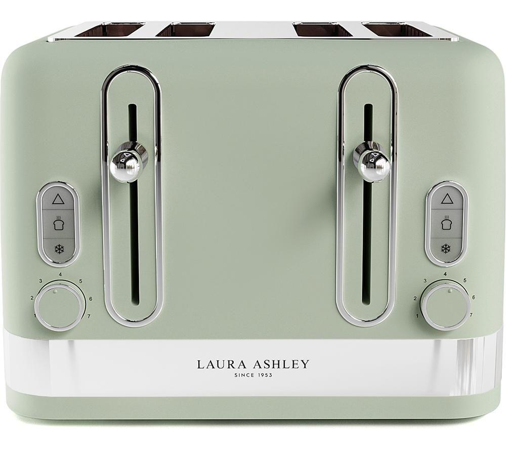 VQ Laura Ashley 4-Slice Toaster - Sage Leaf image number 2 of 7