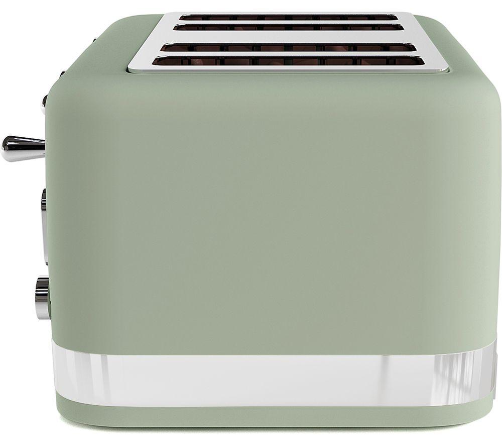 VQ Laura Ashley 4-Slice Toaster - Sage Leaf image number 4 of 7