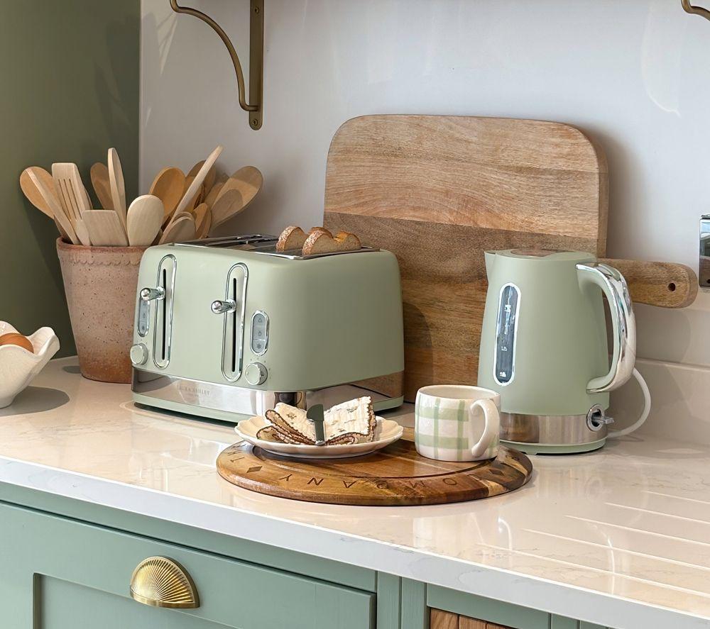 VQ Laura Ashley 4-Slice Toaster - Sage Leaf image number 6 of 7