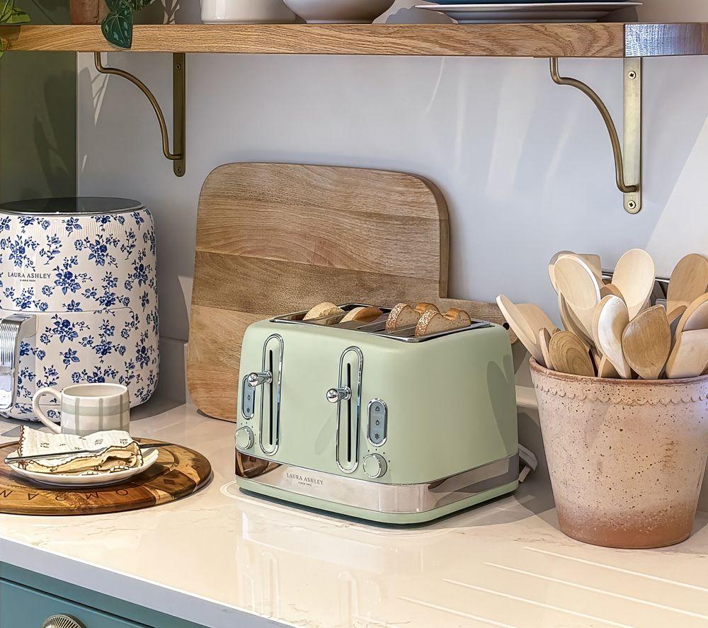 VQ Laura Ashley 4-Slice Toaster - Sage Leaf image number 7 of 7