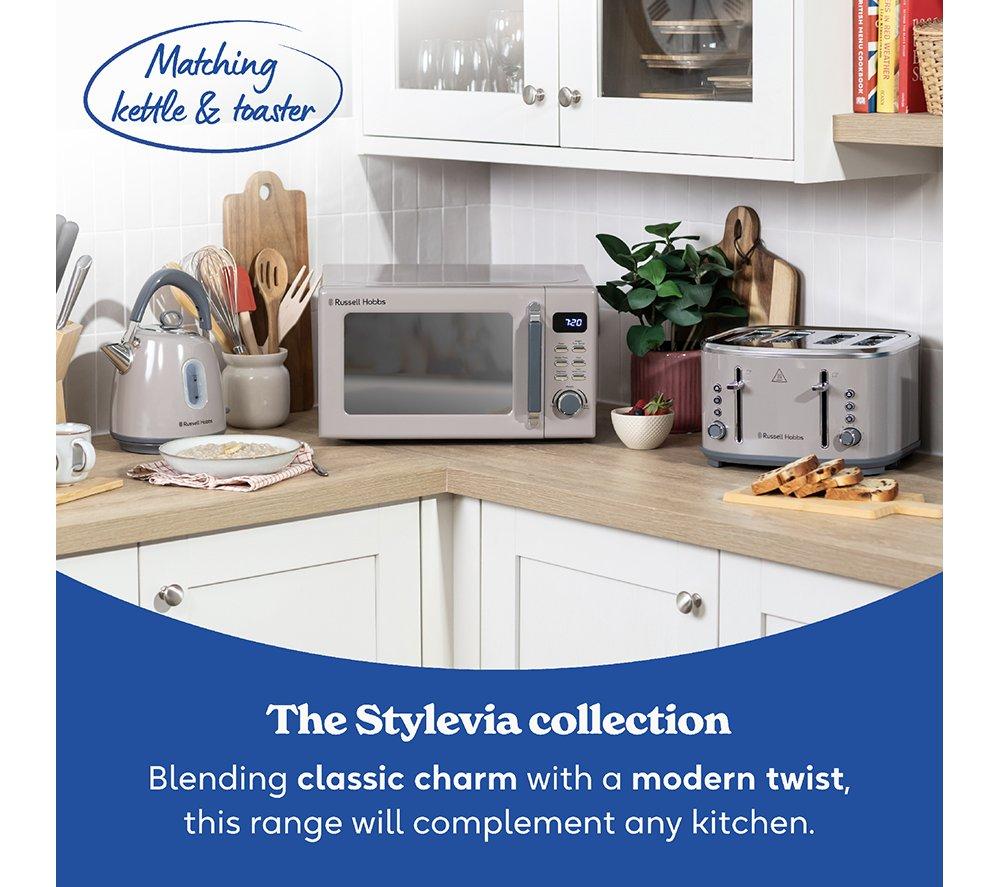 RUSSELL HOBBS Stylevia RHM2026MC Solo Microwave - Mocha image number 13 of 14
