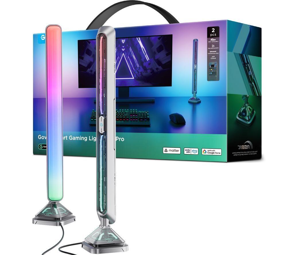 GOVEE Pro H8048 Gaming Light Bar with Alexa & Google Assistant - Twin Pack
