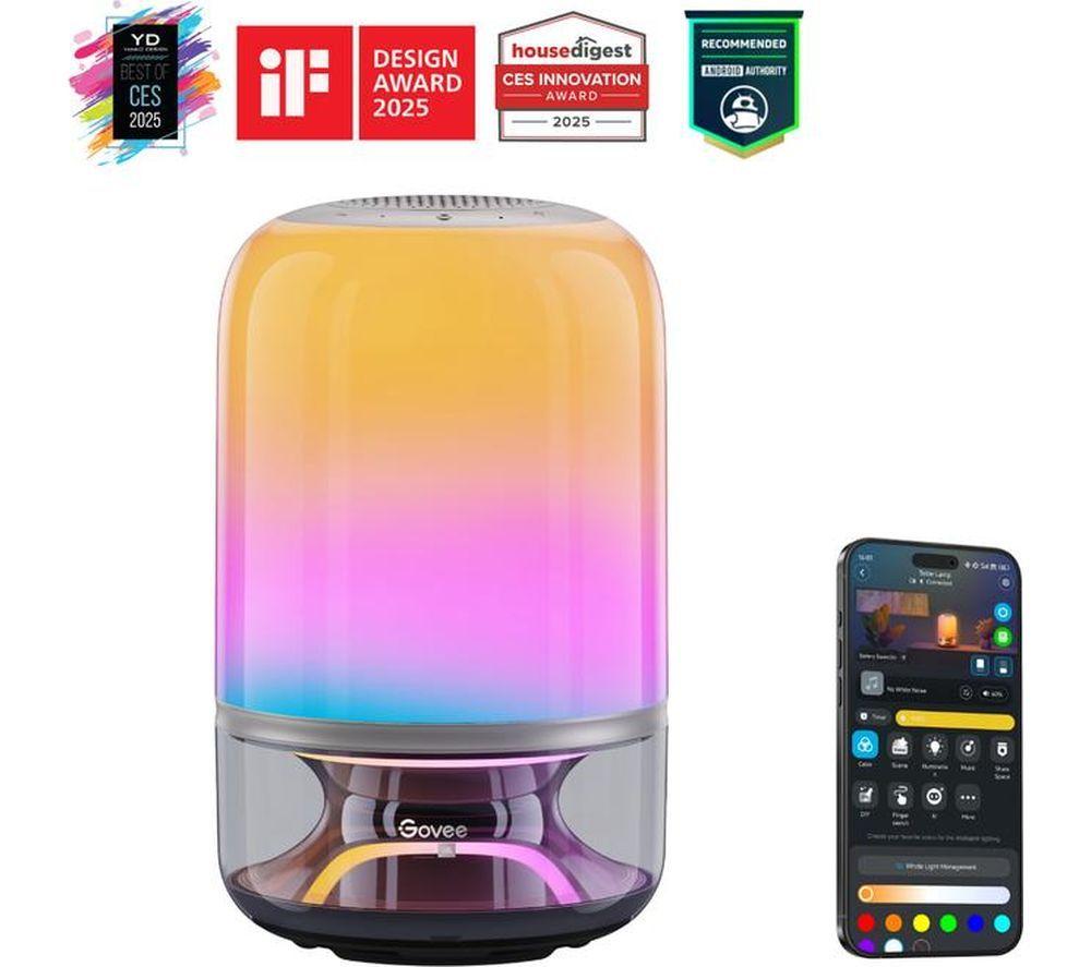 GOVEE Smart Table Lamp 2 Pro with Built-in JBL Bluetooth Speaker image number 2 of 8