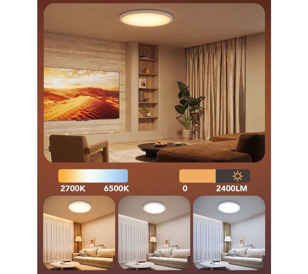 GOVEE H80A1 Smart Ceiling Light - White image number 8 of 10