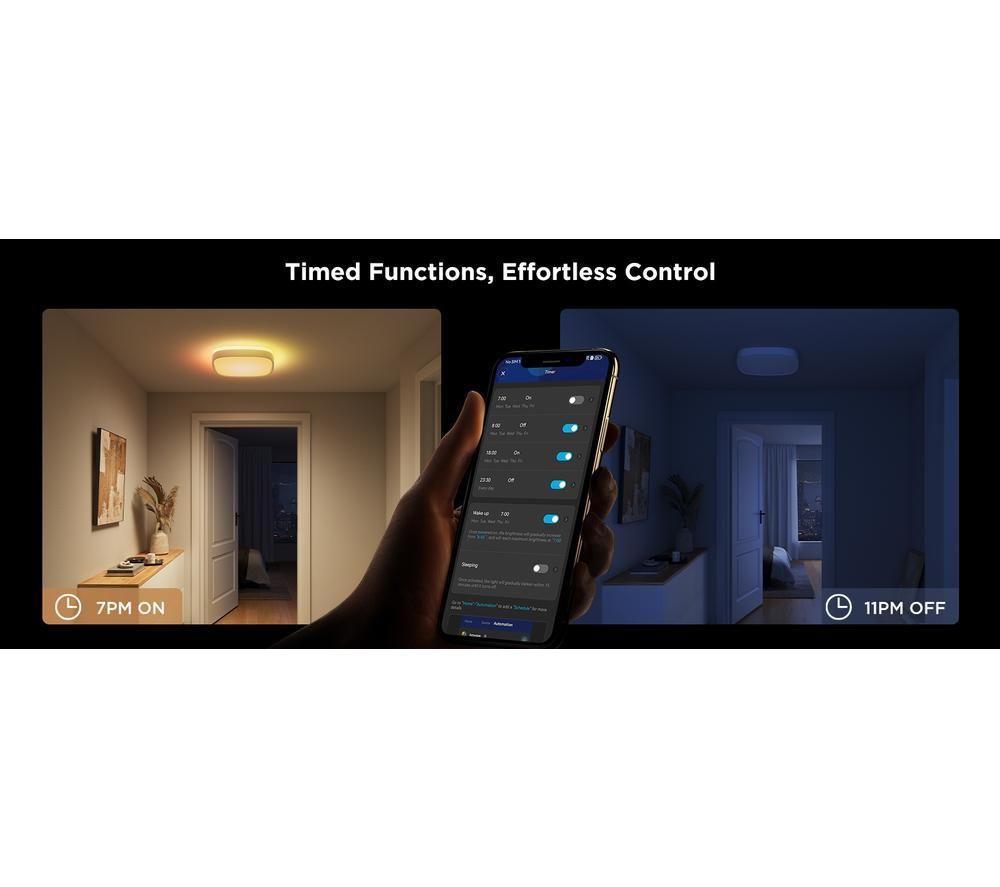 GOVEE H80A4 Smart Ceiling Light - White image number 5 of 9