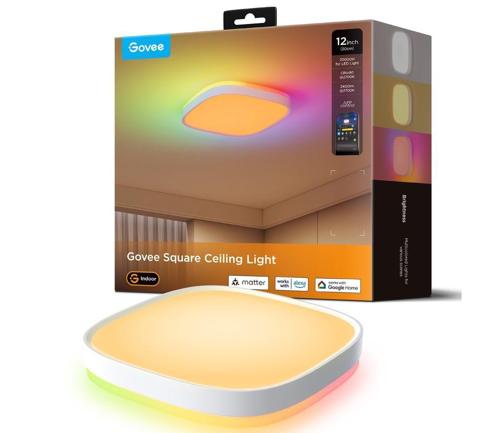 GOVEE H80A4 Smart Ceiling Light - White image number 9 of 9