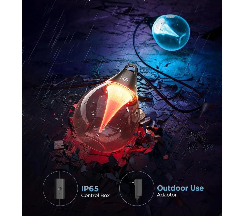 GOVEE RGBWIC Smart LED Outdoor String Lights - 15 m image number 2 of 8