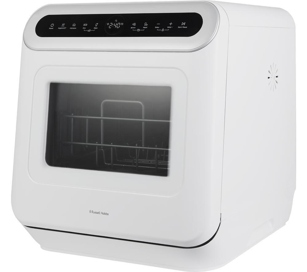 RUSSELL HOBBS RH3TTDW0D1W Table Top Dishwasher - White image number 5 of 6
