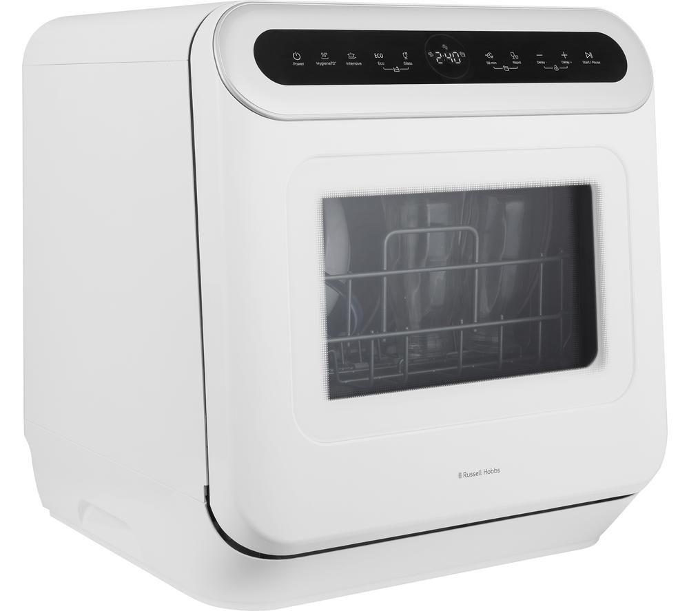RUSSELL HOBBS RH3TTDW0D1W Table Top Dishwasher - White image number 6 of 6