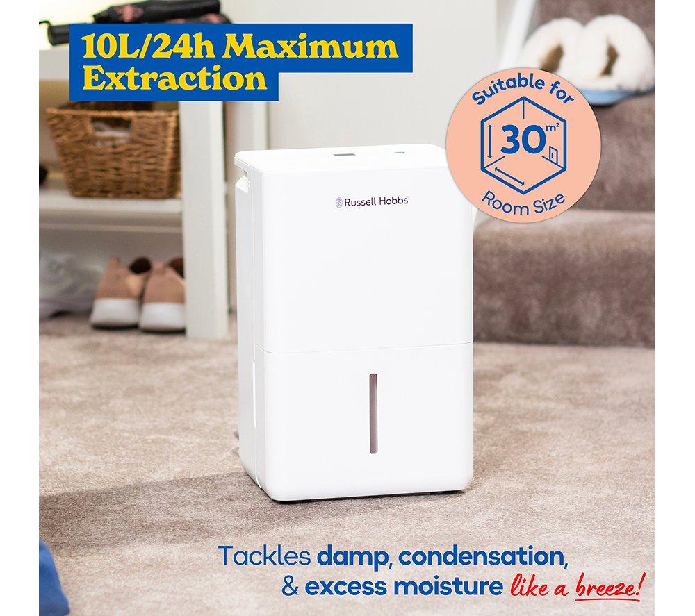 RUSSELL HOBBS RHDH1002 Dehumidifier - White image number 2 of 13