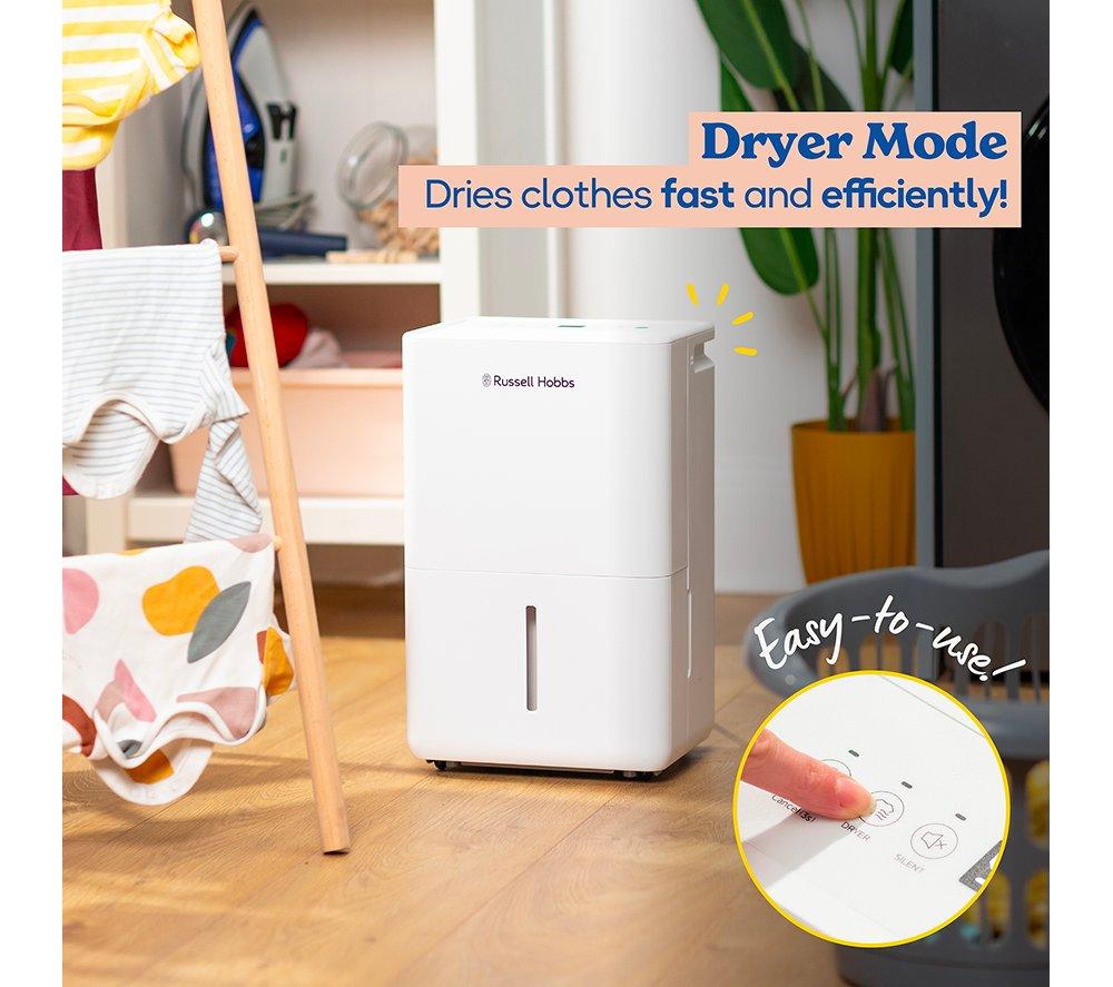 RUSSELL HOBBS RHDH1002 Dehumidifier - White image number 3 of 13