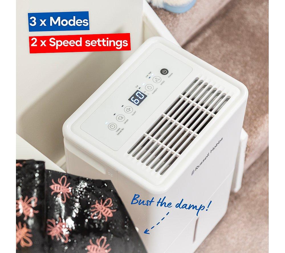 RUSSELL HOBBS RHDH1002 Dehumidifier - White image number 4 of 13