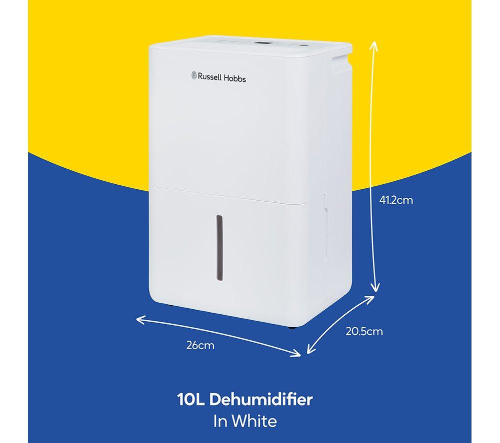 RUSSELL HOBBS RHDH1002 Dehumidifier - White image number 10 of 13