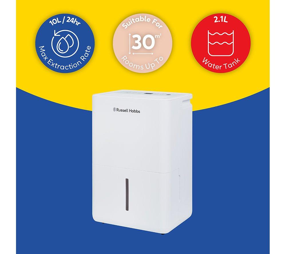 RUSSELL HOBBS RHDH1002 Dehumidifier - White image number 13 of 13