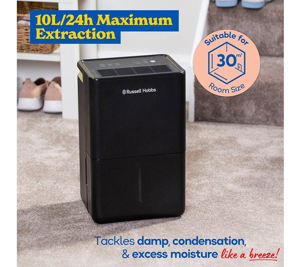 RUSSELL HOBBS RHDH1002B Dehumidifier - Black image number 2 of 13