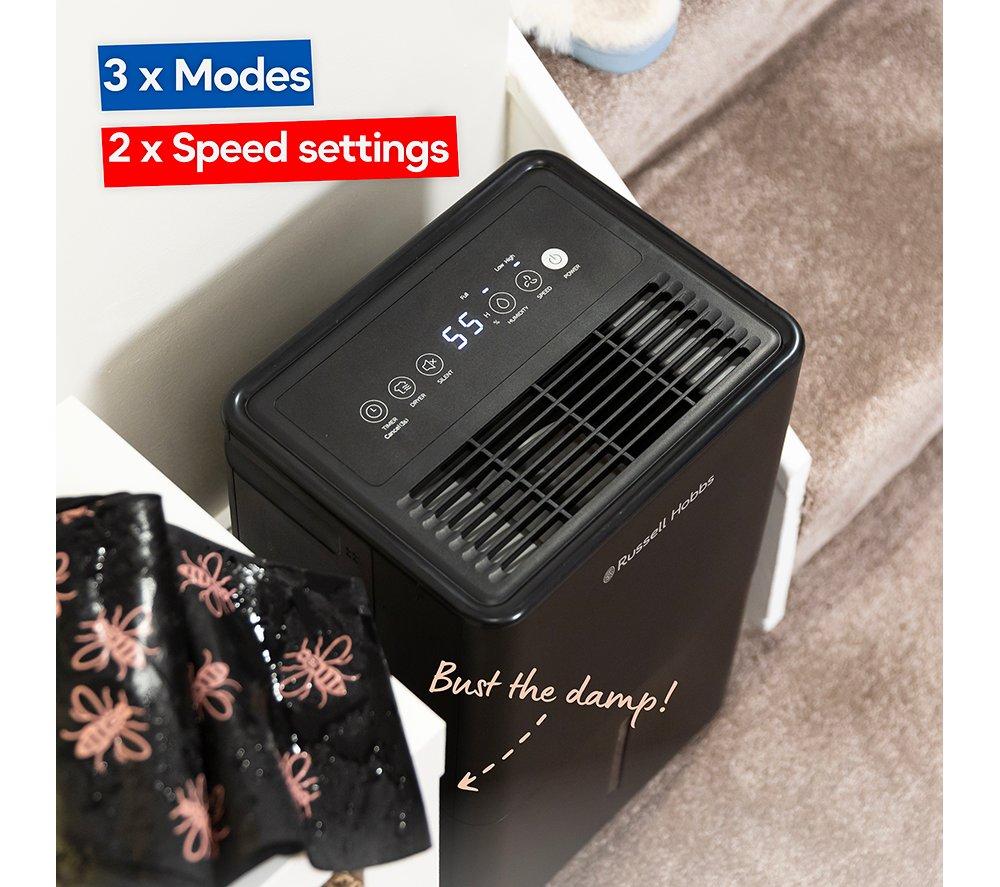 RUSSELL HOBBS RHDH1002B Dehumidifier - Black image number 4 of 13