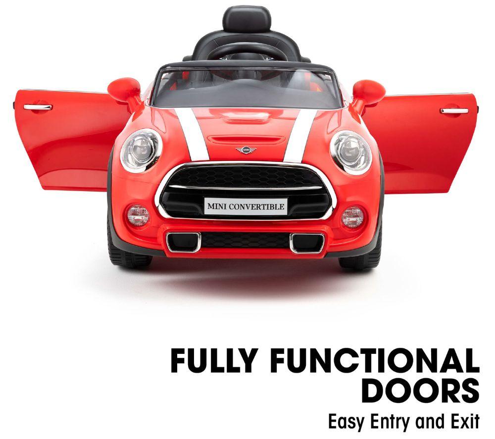 XOOTZ Mini Cooper Kids' Electric Ride-On Car - Red image number 5 of 8