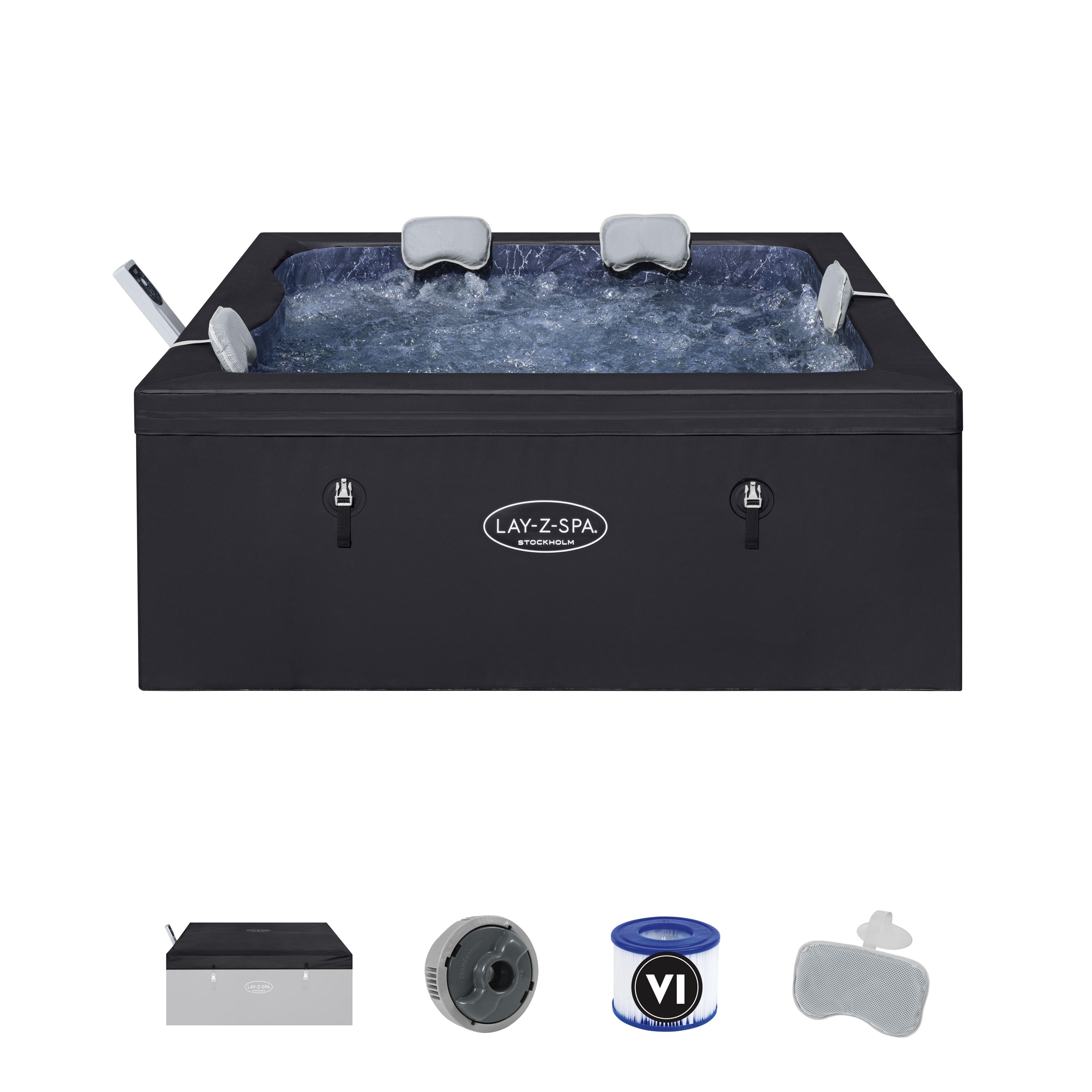 LAY-Z-SPA Stockholm AirJet Smart Inflatable Hot Tub image number 8 of 9