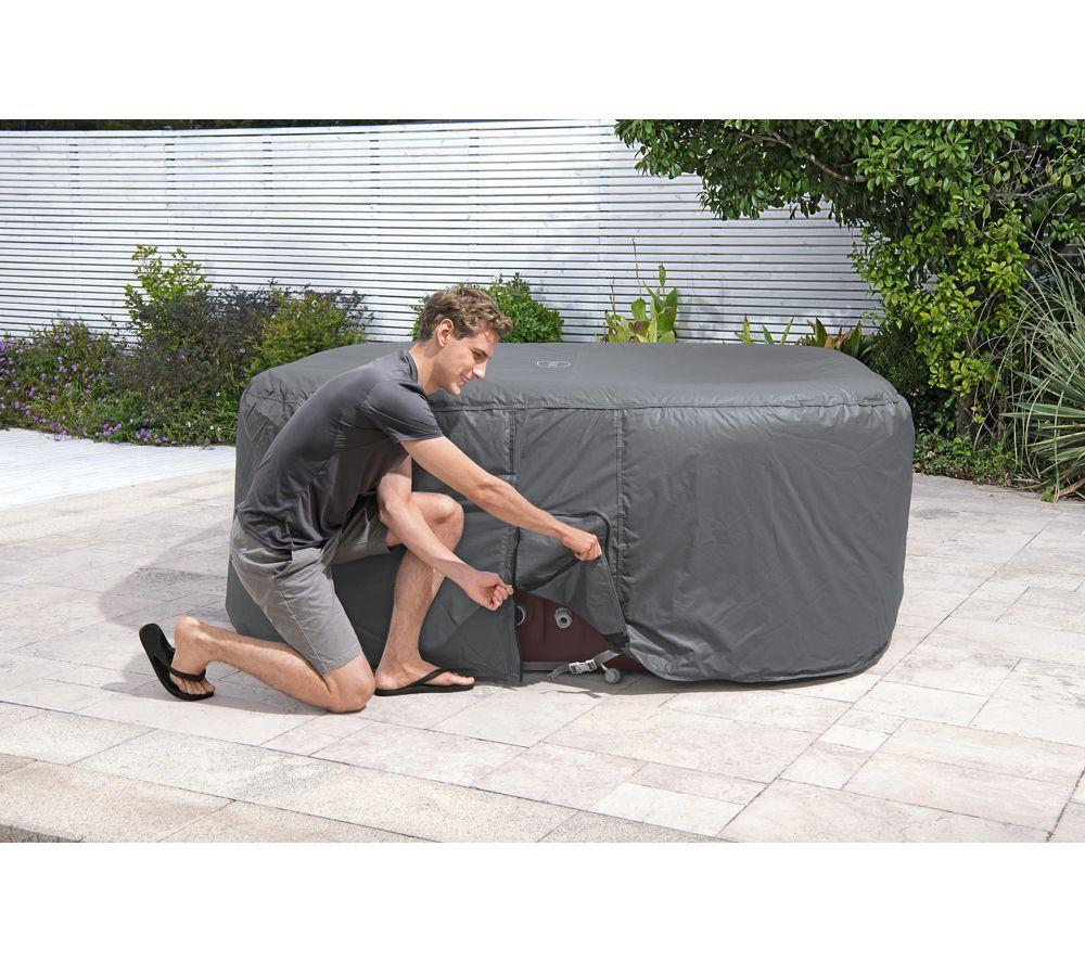 LAY-Z-SPA Xtras BW60332-26 Square Thermal Hot Tub Cover - Grey image number 4 of 7