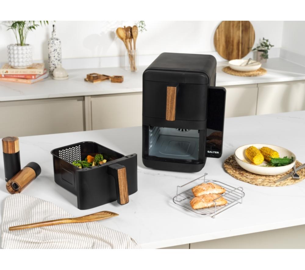 SALTER Toronto Verticook Ultra EK6642WBLK 9L Dual Air Fryer - Black image number 2 of 8