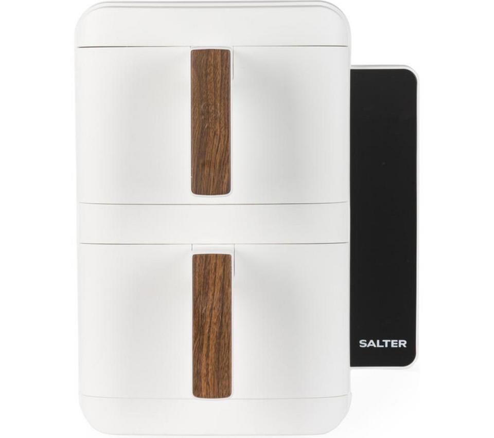 SALTER Toronto Verticook Ultra EK6642WWHT 9L Dual Air Fryer - White