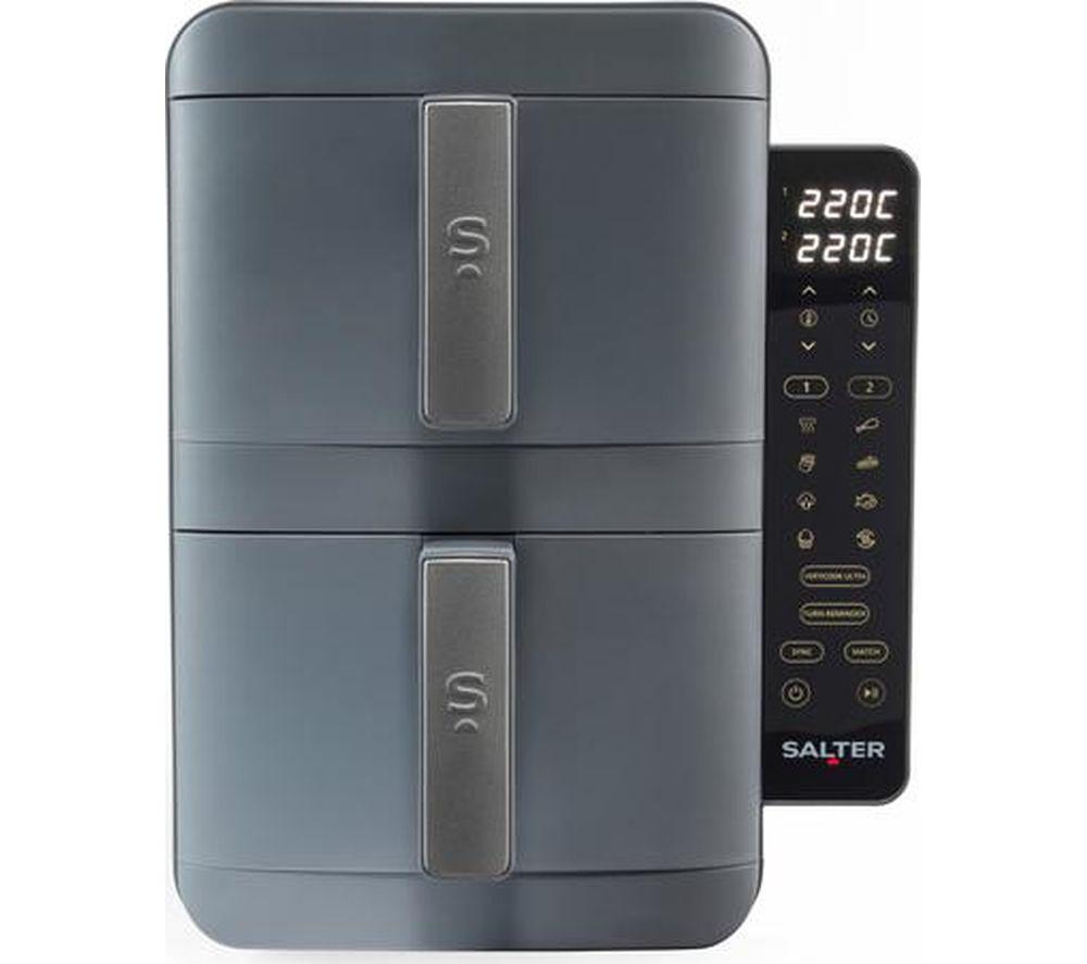 SALTER VertiLayer EK6646 Dual Air Fryer - Grey