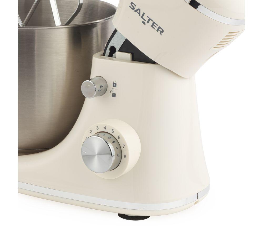 SALTER Retro Stand Mixer - Cream image number 2 of 4