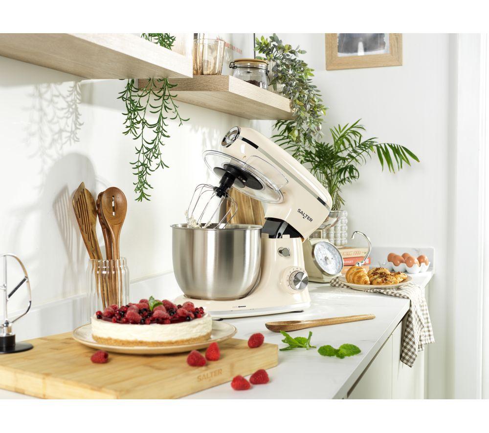 SALTER Retro Stand Mixer - Cream image number 3 of 4