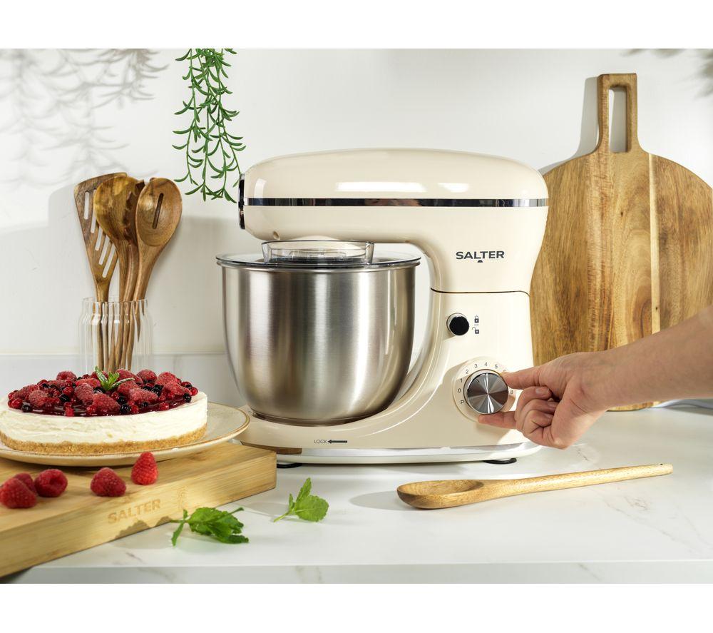 SALTER Retro Stand Mixer - Cream image number 4 of 4