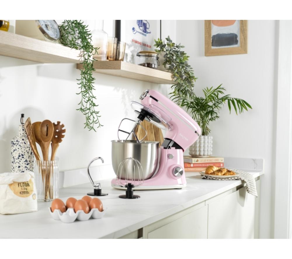 SALTER Retro Stand Mixer - Pink image number 3 of 7