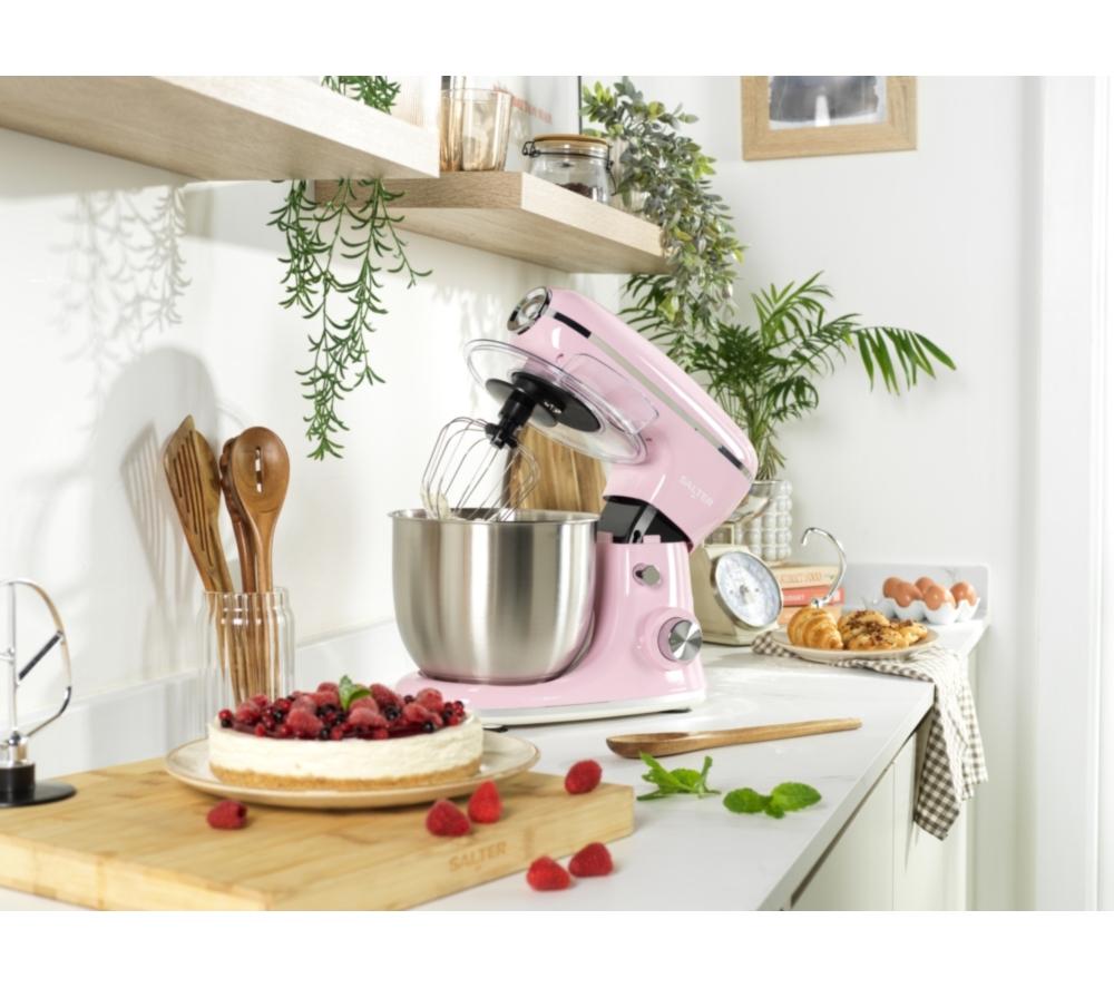SALTER Retro Stand Mixer - Pink image number 5 of 7